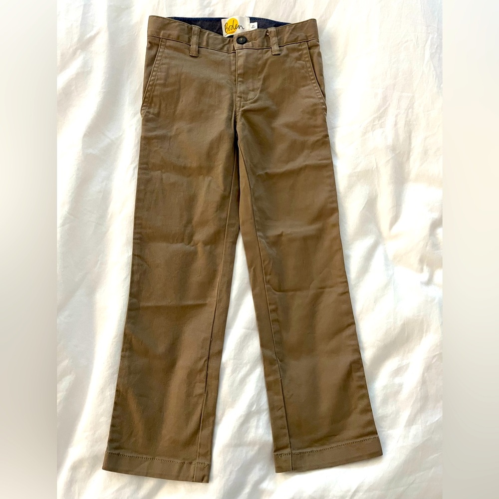 Mini Boden brown khaki pants size 5